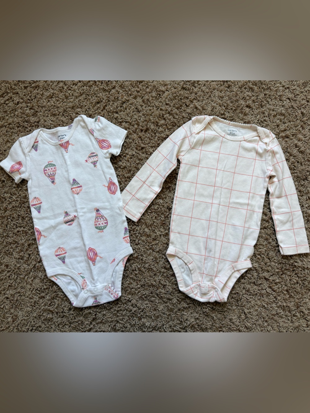 NWOT Carter’s Onesies. Size 24 mo